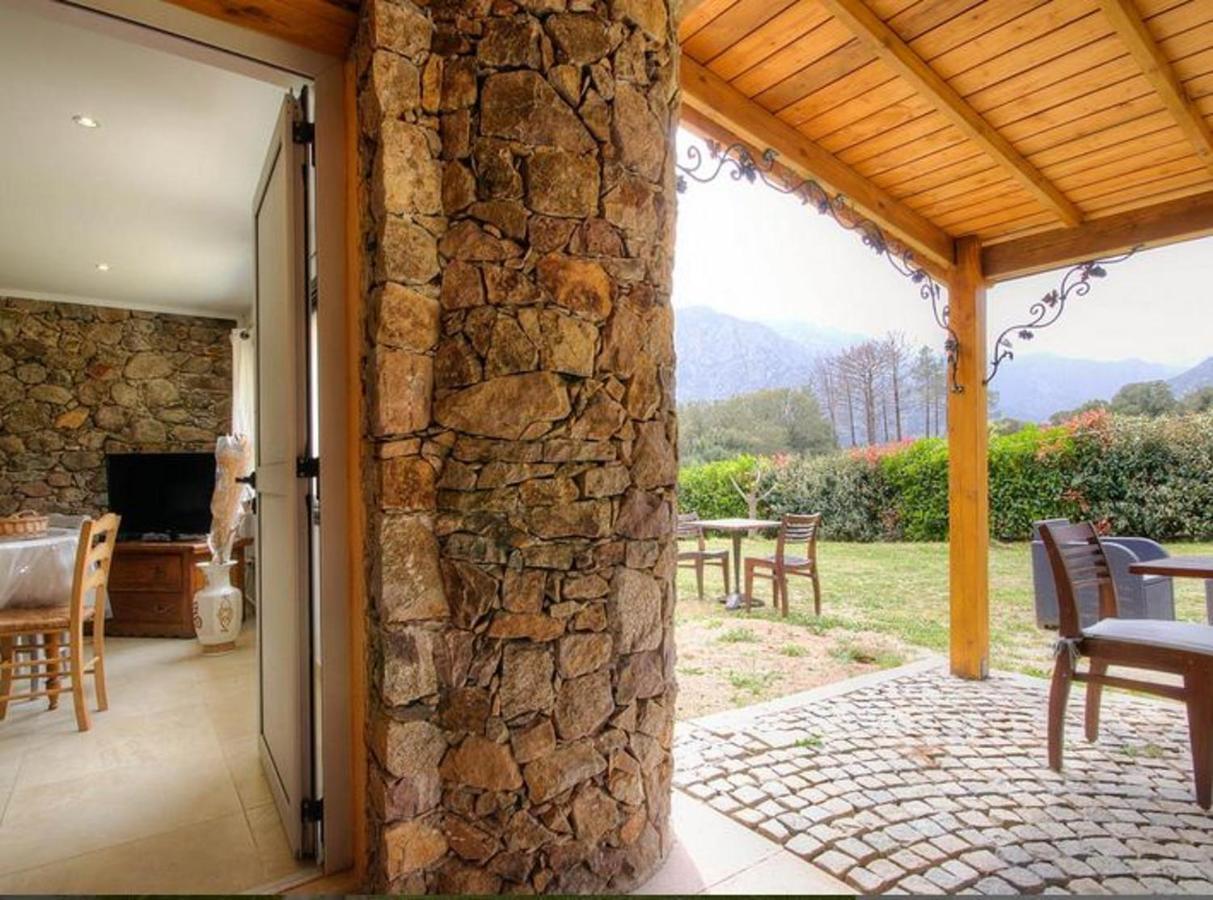 Studio Confortable Avec Vue Sur La Montagne A Moltifao 30M² Jardin エクステリア 写真